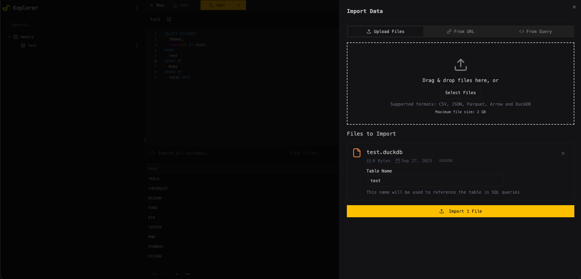 Data Explorer